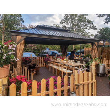 metal gazebo 12' Canopy with Galvanized Steel Double